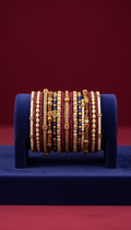 Layered Festival Bangles with Bead Detailing