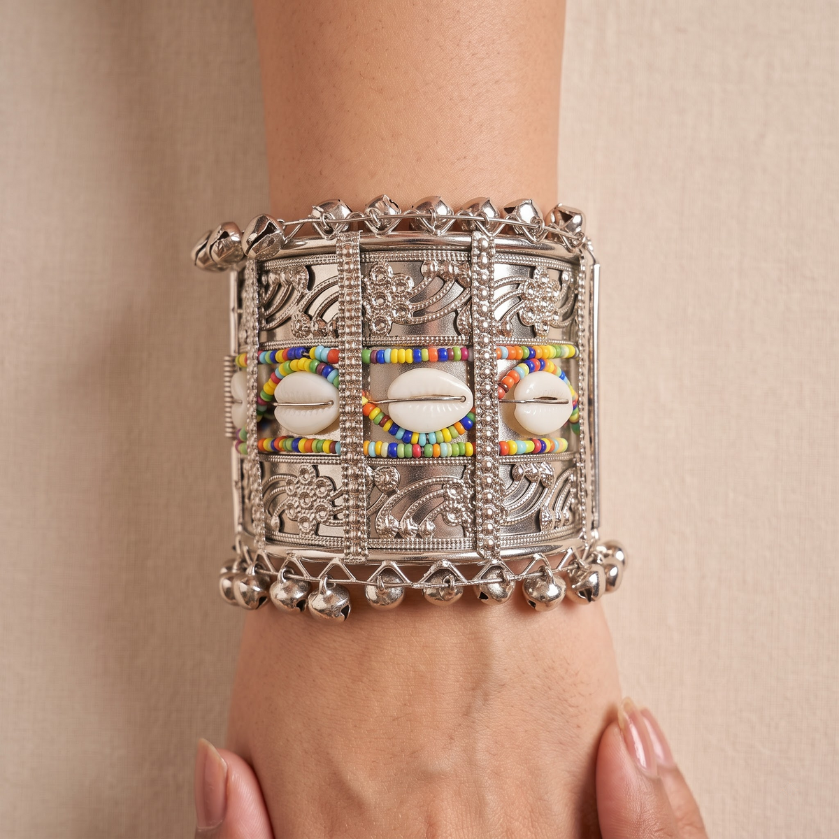 Pataka-Mode Filigree Kodi Cuff
