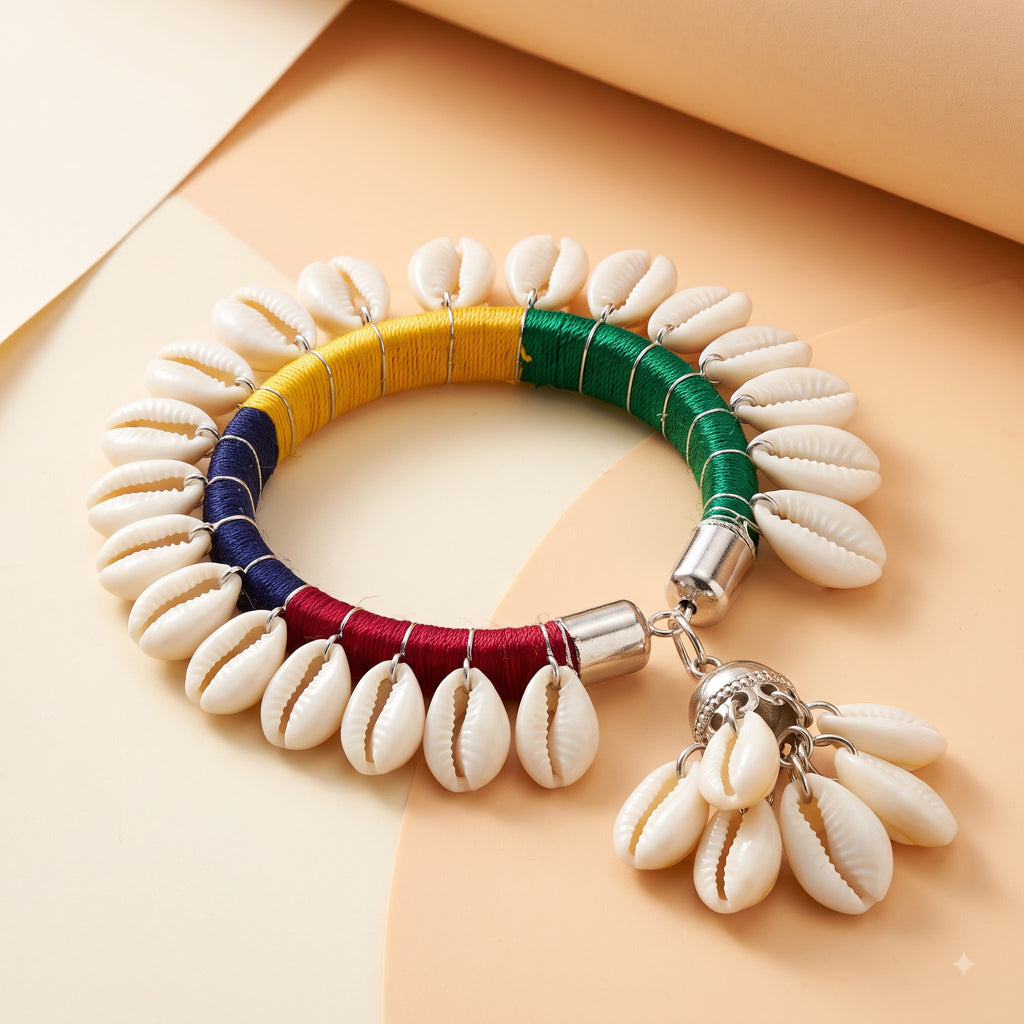 Garbha-Glow Multi-Thread Shell Kada