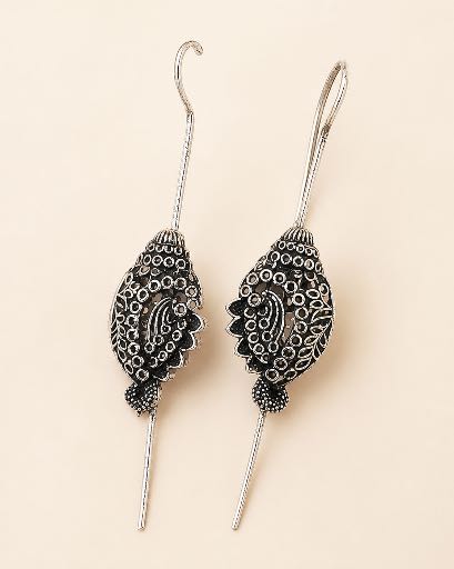 Elegant Silver Dangle Earrings